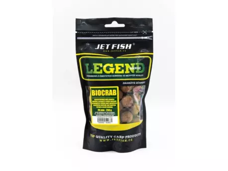JET FISH Boilie Legend Range BIOCRAB 250g 20mm VÝPRODEJ