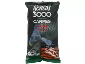SENSAS Krmení 3000 Carpes Rouge (kapr červený) 1kg