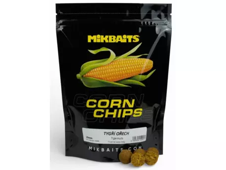 MIKBAITS Corn Chips boilie 300g - Tygří ořech 20mm