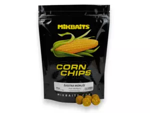 MIKBAITS Corn Chips boilie 300g - Švestka Moruše 20mm