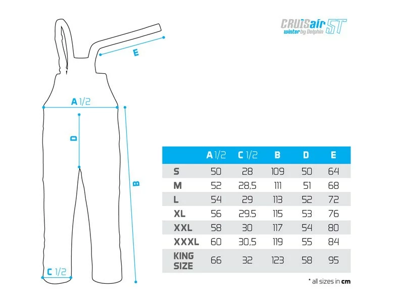 Delphin kalhoty CruisAir Winter 5T Velikost: M (101005076)