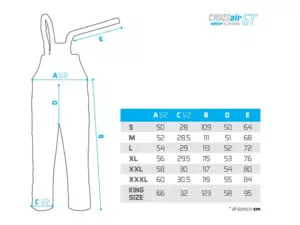 Delphin kalhoty CruisAir Winter 5T Velikost: M (101005076)