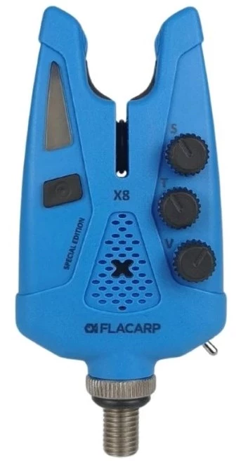 Hlásiče FLACARP - Hlásič X8 s RGB diodou a vysílačem signálu MODRÝ
