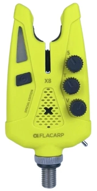 Hlásiče FLACARP - Hlásič X8 s RGB diodou a vysílačem signálu ŽLUTÝ
