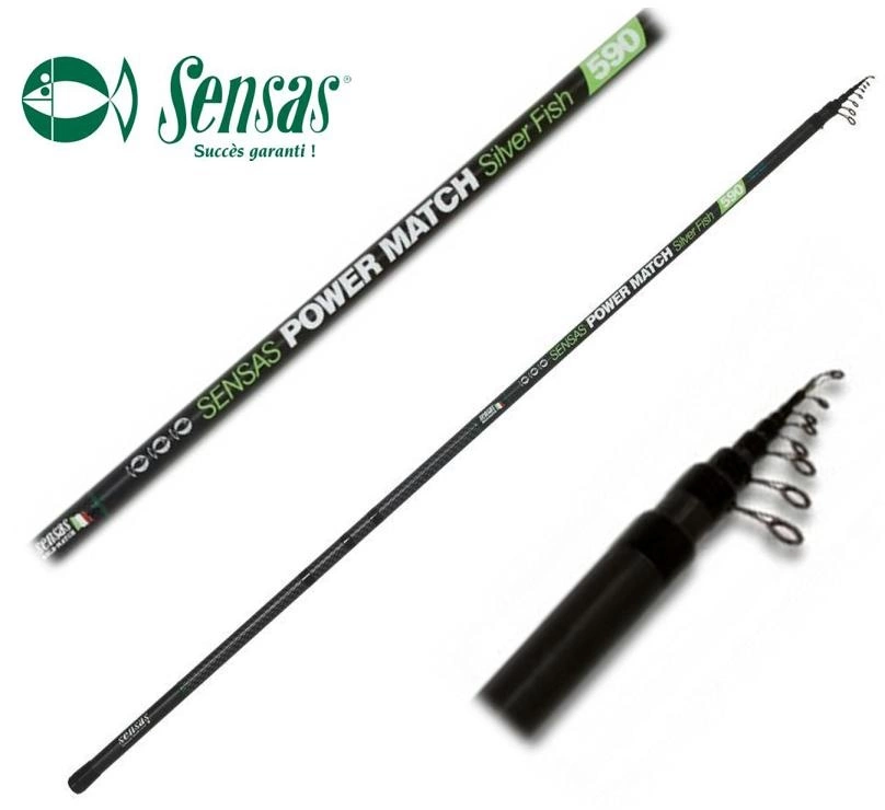 SENSAS Matchový prut Power Match Silver Fish