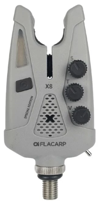 Hlásiče FLACARP - Hlásič X8 s RGB diodou a vysílačem signálu ŠEDÝ