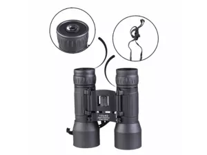 MIL-TEC Dalekohled 10x42 skládací s pouzdrem ČERNÝ