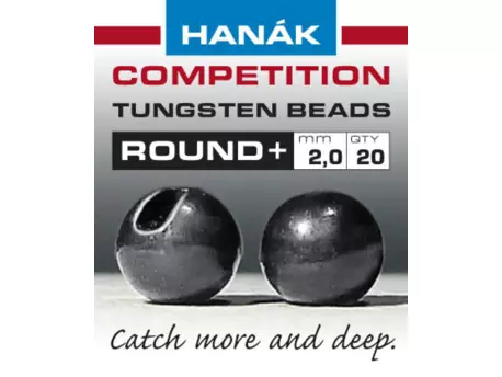 HANÁK COMPETETION Tungstenové hlavičky Round+ černý nikl