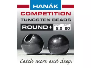 HANÁK COMPETETION Tungstenové hlavičky Round+ černý nikl