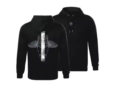 Giants Fishing Mikina pánská černá Šupináč hlava