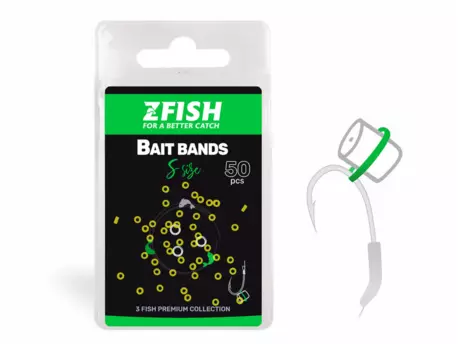 ZFISH Nástrahový Kroužek Micro Bait Bands 50ks