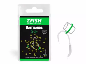 ZFISH Nástrahový Kroužek Micro Bait Bands 50ks