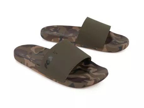Fox Pantofle Khaki/Camo Sliders