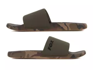 Fox Pantofle Khaki/Camo Sliders