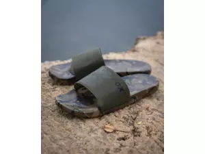 Fox Pantofle Khaki/Camo Sliders