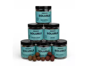 MIKBAITS Rozpustné SOLUBLE boilie 250ml - G2 Krab Ančovička Asa 20mm