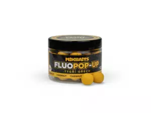 MIKBAITS Plovoucí fluo boilie 150ml - Tygří ořech 14mm
