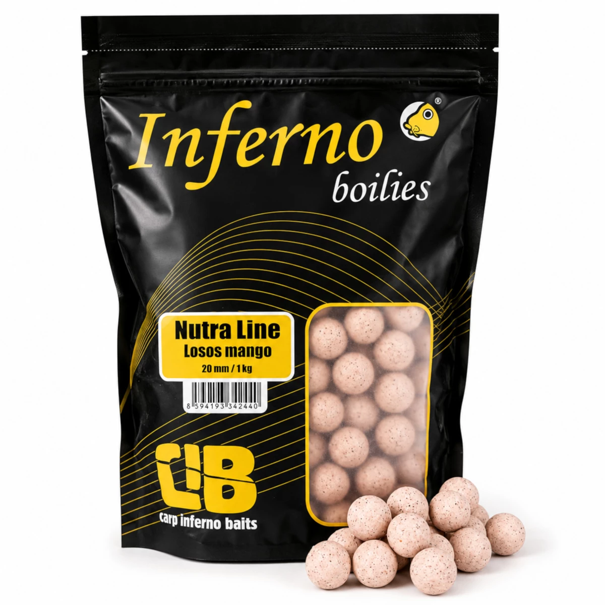 Carp Inferno Boilies Nutra Line - Losos/Mango