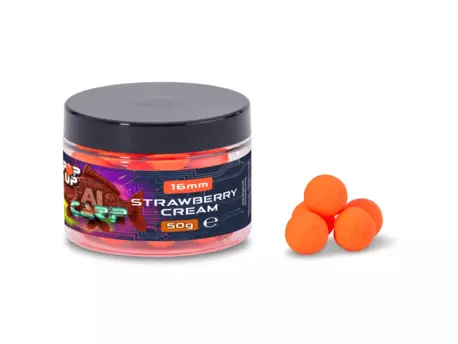SAENGER Anaconda pop up AI Carp 50g 16mm Strawberry Cream
