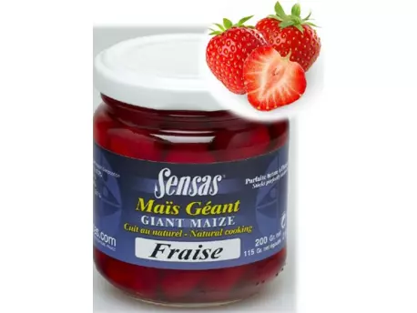 SENSAS Kukuřice Gigant 212ml Jahoda