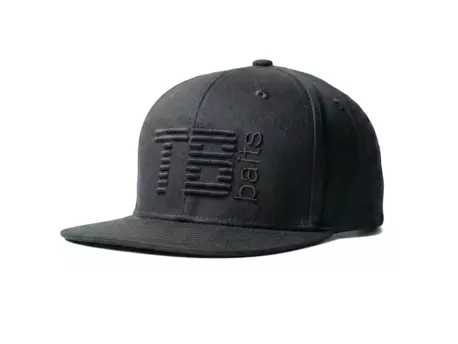 TB Baits Kšiltovka Snapback 3D Logo Black