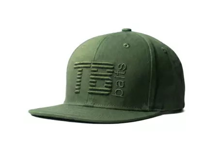 TB Baits Kšiltovka Snapback 3D Logo Green