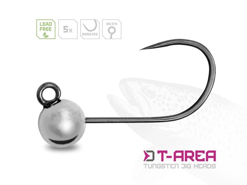Wolframový jig Delphin T-AREA BL/5ks