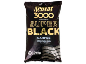 SENSAS Krmení 3000 Super Black (Kapr-černý) 1kg