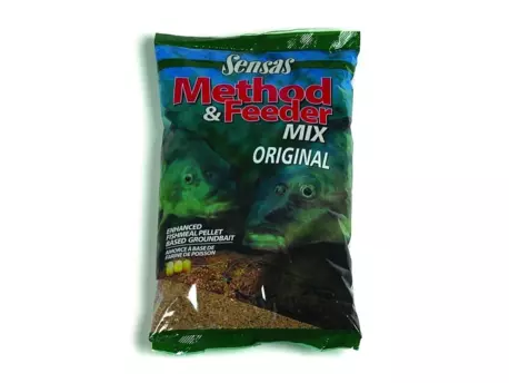 SENSAS Krmení Method Feeder Original 1kg VÝPRODEJ