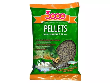 Pelety Sensas 3000 Carp Fishmeal 4mm 700g