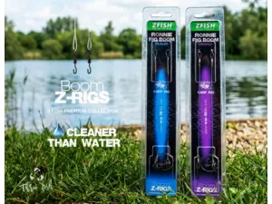 ZFISH Zatavený Návazec Ronnie Rig Boom 18cm/30lbs