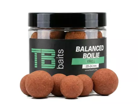 TB Baits Vyvážené Boilie Balanced + Atraktor Krill 100 g 20-24 mm