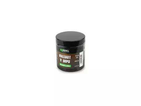 Nikl Black halibut pelety v dipu Calanus & Krill 15+20mm, 250ml