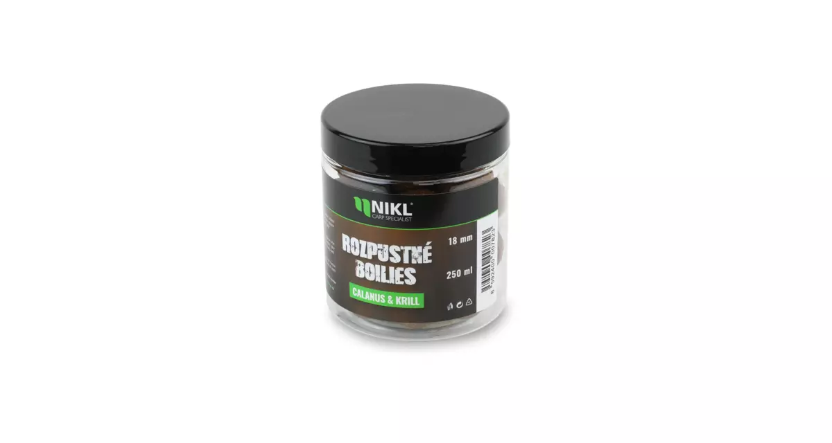 Nikl Rozpustné boilies Calanus & Krill 250ml