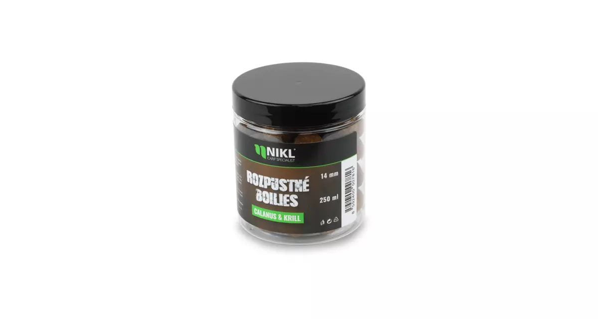 Nikl Rozpustné boilies Calanus & Krill 250ml