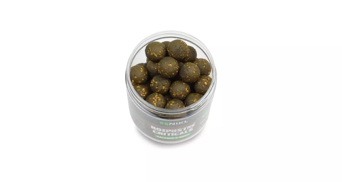 Nikl Rozpustné Criticals boilie Calanus & Krill 250ml