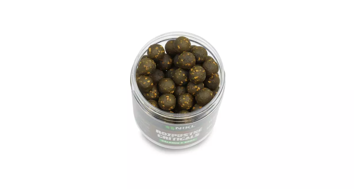 Nikl Rozpustné Criticals boilie Calanus & Krill 250ml