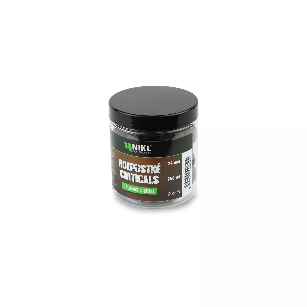 Nikl Rozpustné Criticals boilie Calanus & Krill 250ml