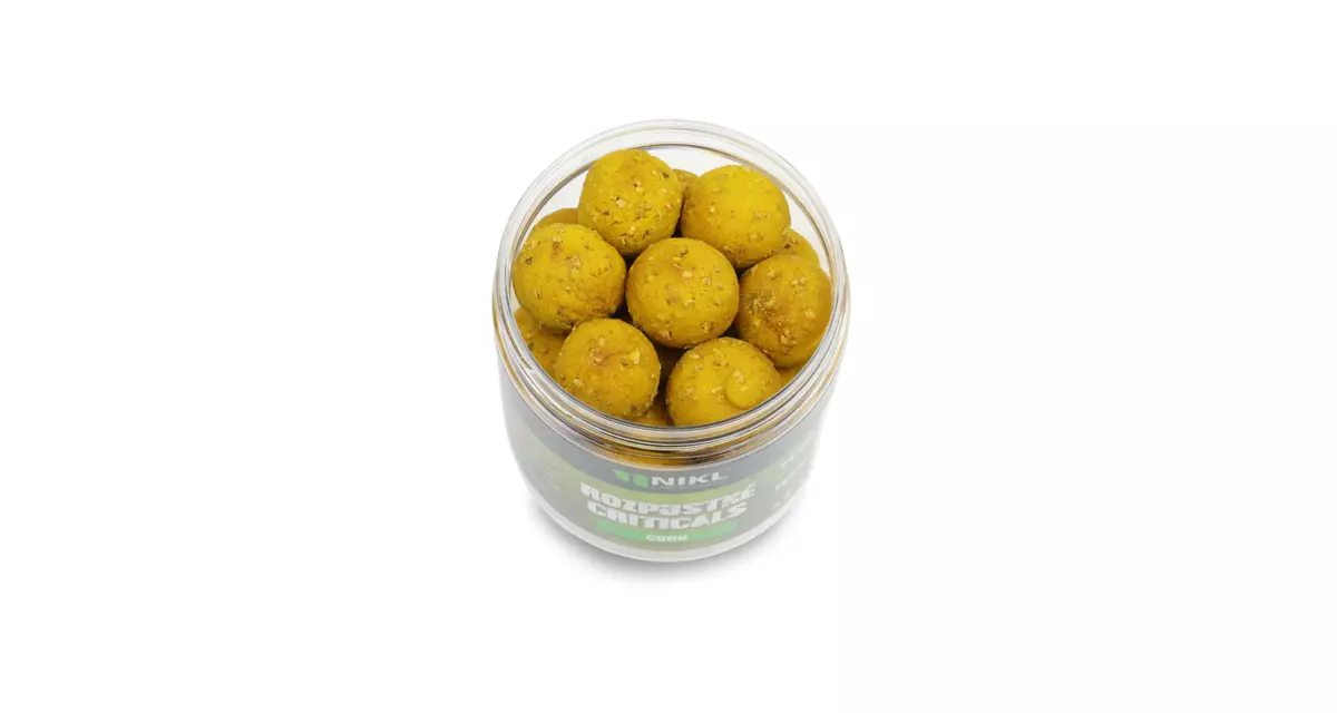 Nikl Rozpustné Criticals boilie Corn 250ml