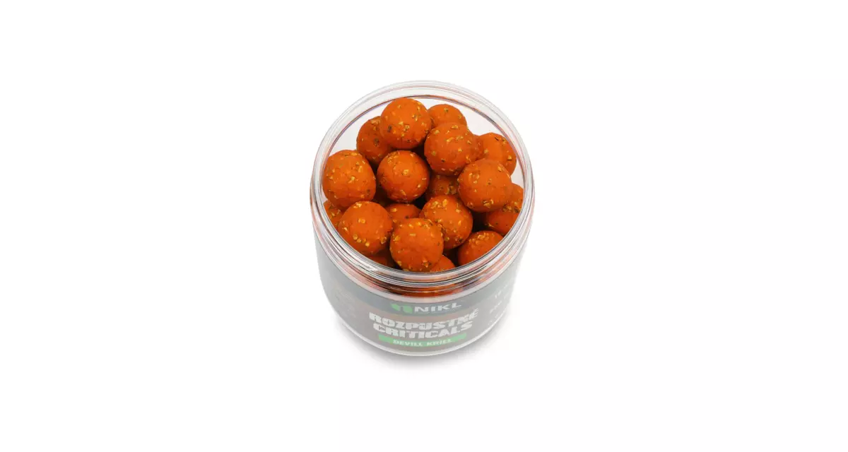 Nikl Rozpustné Criticals boilie Devill Krill 250ml