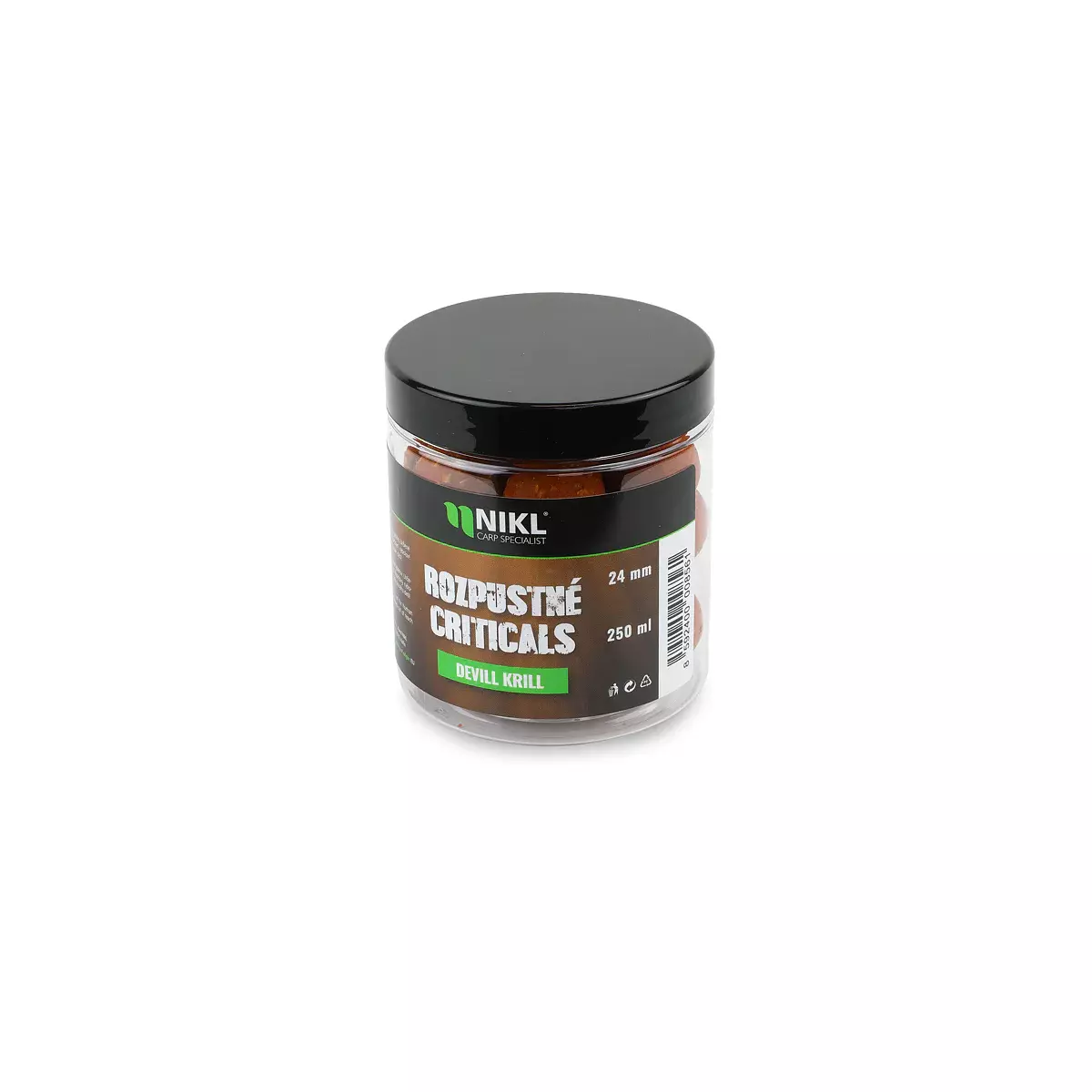 Nikl Rozpustné Criticals boilie Devill Krill 250ml