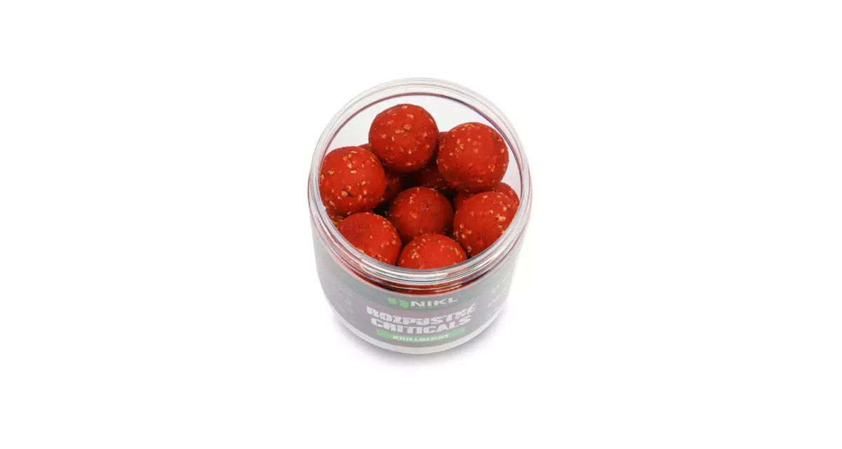 Nikl Rozpustné Criticals boilie Krill Berry 250ml