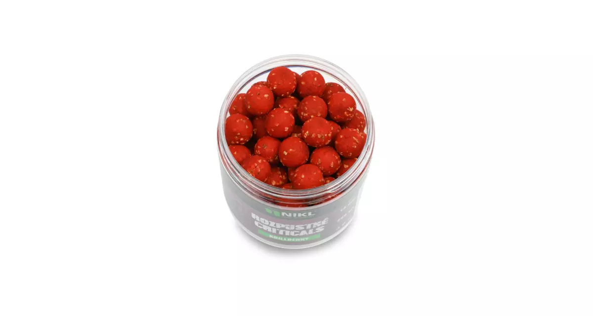 Nikl Rozpustné Criticals boilie Krill Berry 250ml