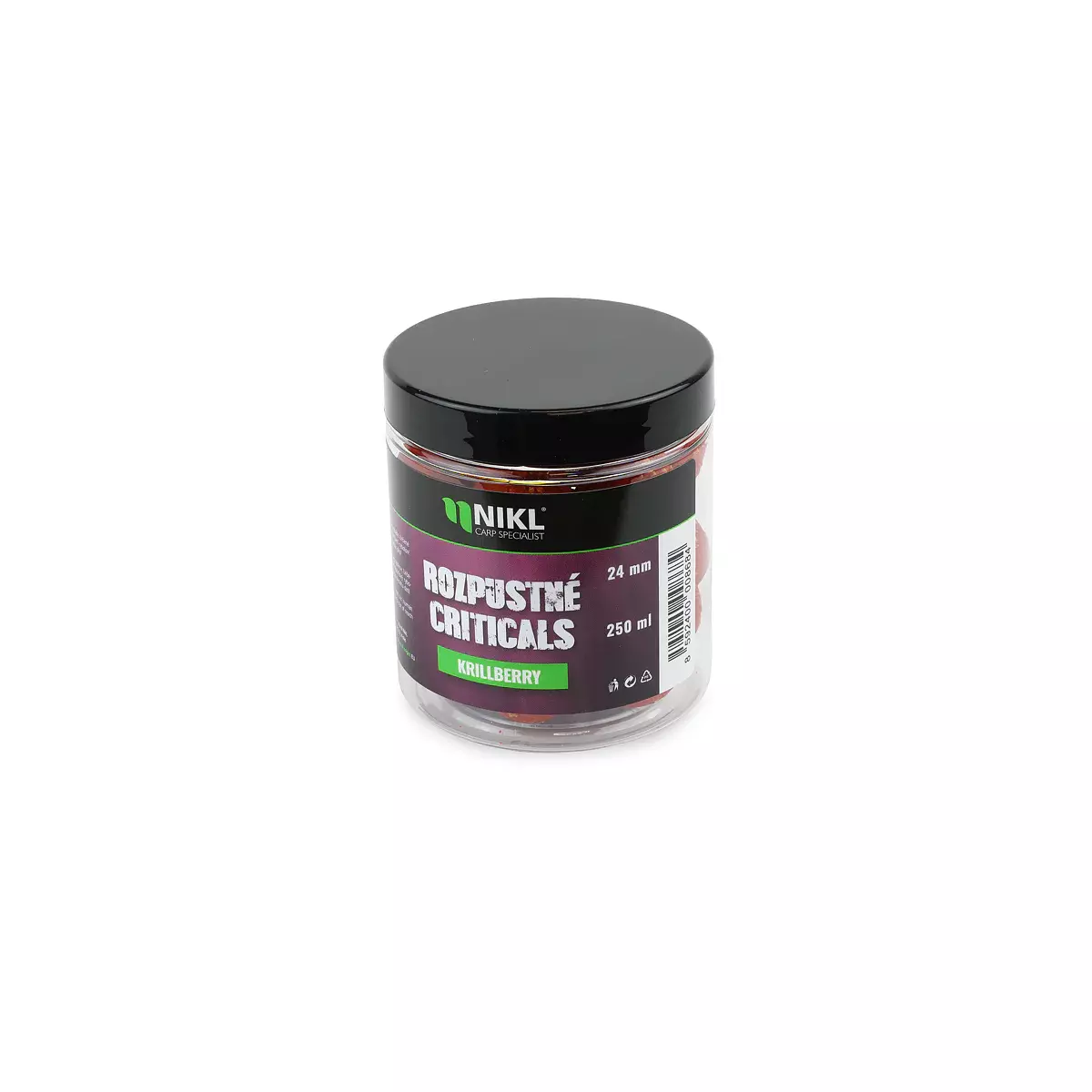 Nikl Rozpustné Criticals boilie Krill Berry 250ml