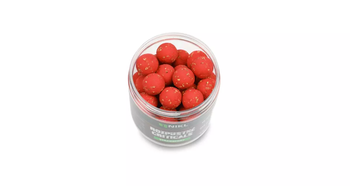 Nikl Rozpustné Criticals boilie Strawberry 250ml