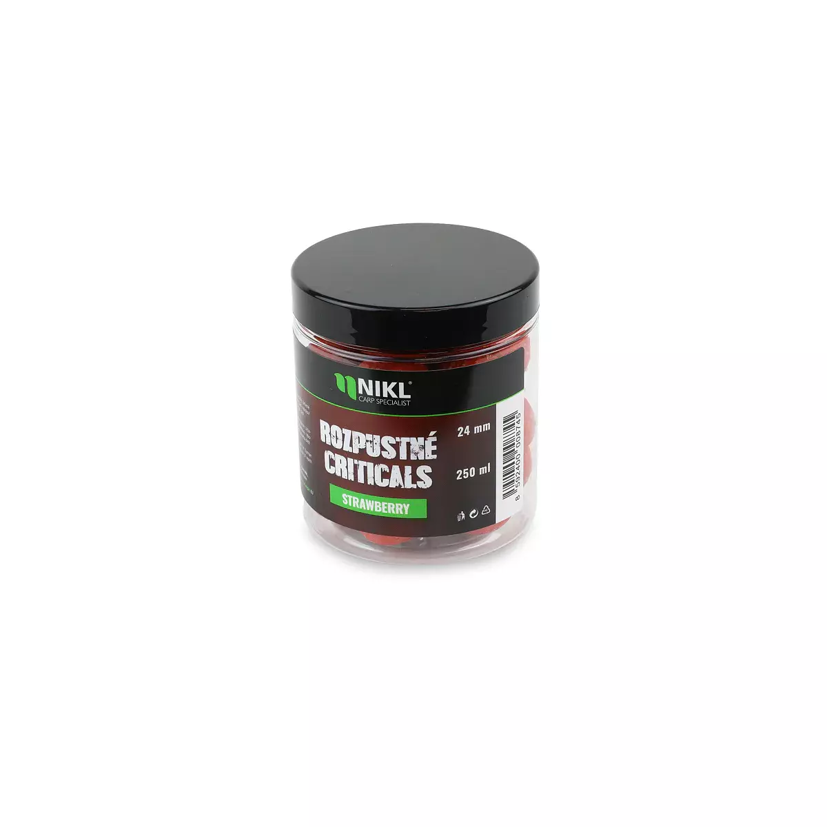 Nikl Rozpustné Criticals boilie Strawberry 250ml