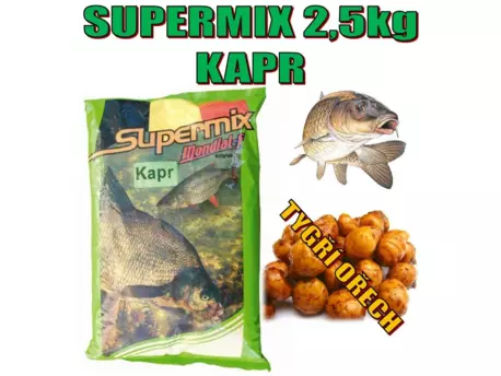 MONDIAL F Krmení Supermix Kapr Tygří Ořech 2,5kg