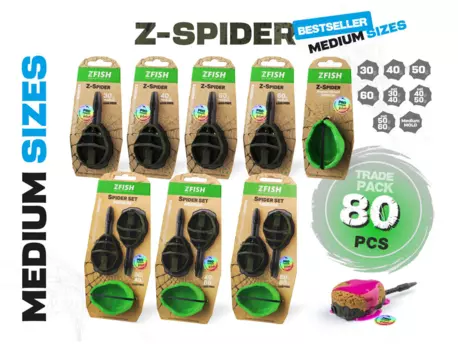 ZFISH Trade Pack Method Feeder Spider Medium 80 ks