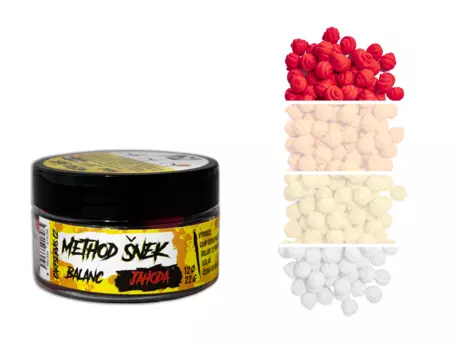 CSV Method Šnek Feeder Balanc - 22 g/Jahoda