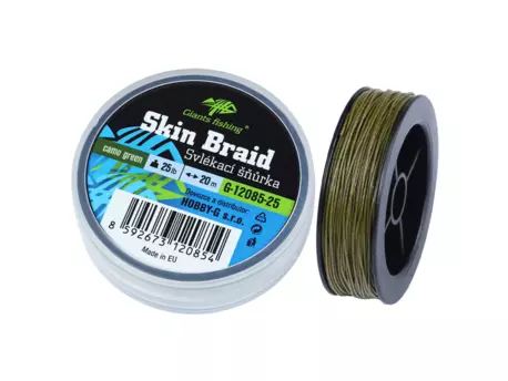 Giants fishing Svlékací šnůra Carp Line Skin Braid Camo green, 20m